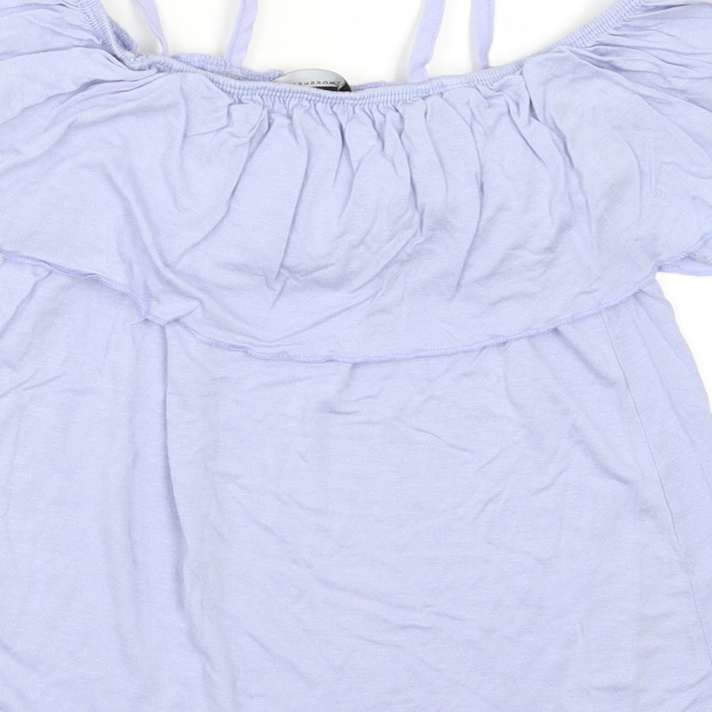 Atmosphere Womens Purple   Basic Blouse Size 6