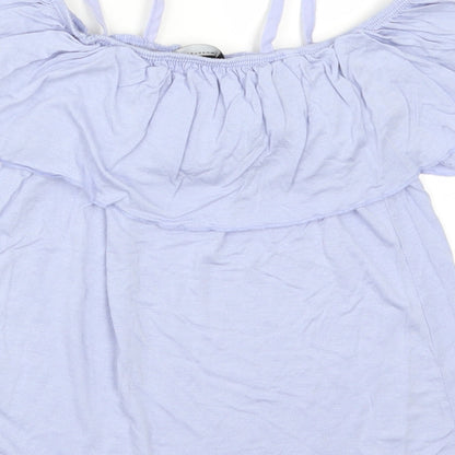 Atmosphere Womens Purple   Basic Blouse Size 6