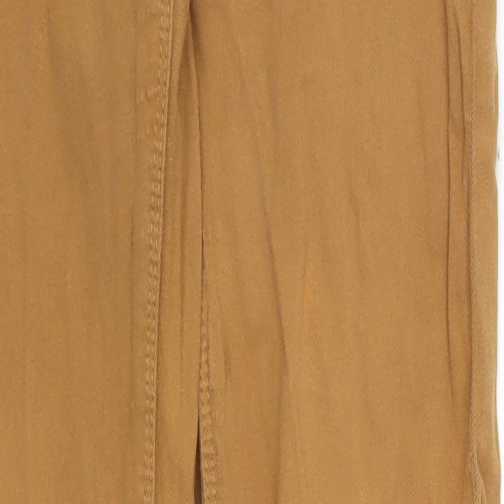 Womens UK Size 8 TALLY WEiJL Regular Fit Skinny Brown Jeans