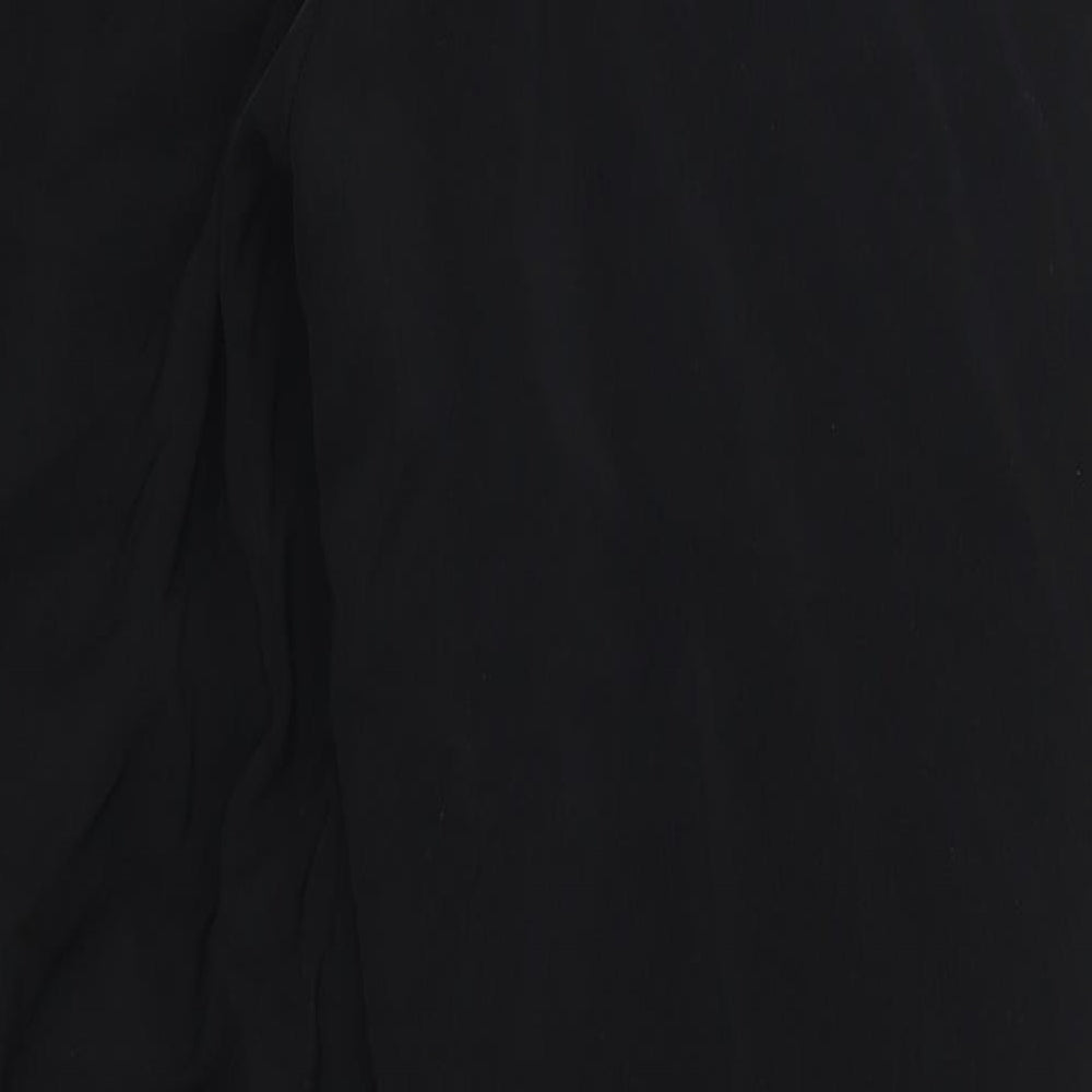 AMARANTO Womens Black   Trousers  Size 14 L29 in