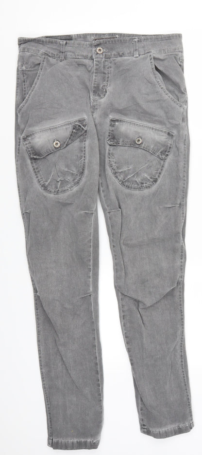 Funky State Womens Grey  Denim Skinny Jeans Size 32 in L27 in