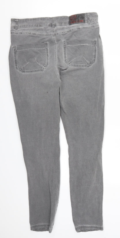 Funky State Womens Grey  Denim Skinny Jeans Size 32 in L27 in
