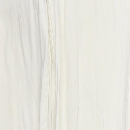 Womens UK Size M Gina Tricot Regular Fit Skinny White Jeans