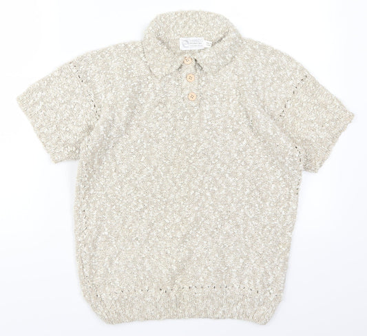 Emreco Womens Beige   Pullover Jumper Size M
