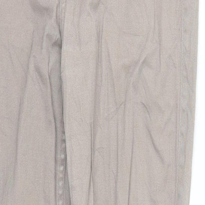 H&M Womens Grey  Denim Skinny Jeans Size 12 L27 in