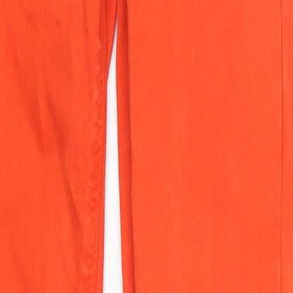 Zara Womens Red  Denim Skinny Jeans Size 6 L29 in