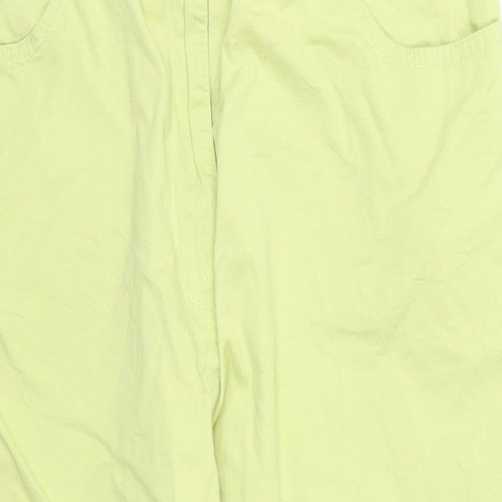 Cle Womens Red   Cropped Trousers Size 10