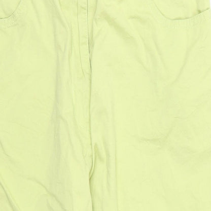 Cle Womens Red   Cropped Trousers Size 10