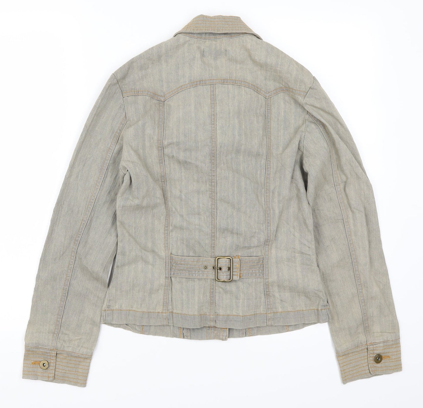 Equition Womens Grey  Denim Jacket  Size 8
