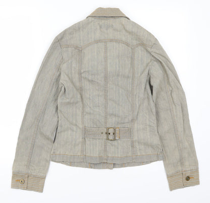 Equition Womens Grey  Denim Jacket  Size 8