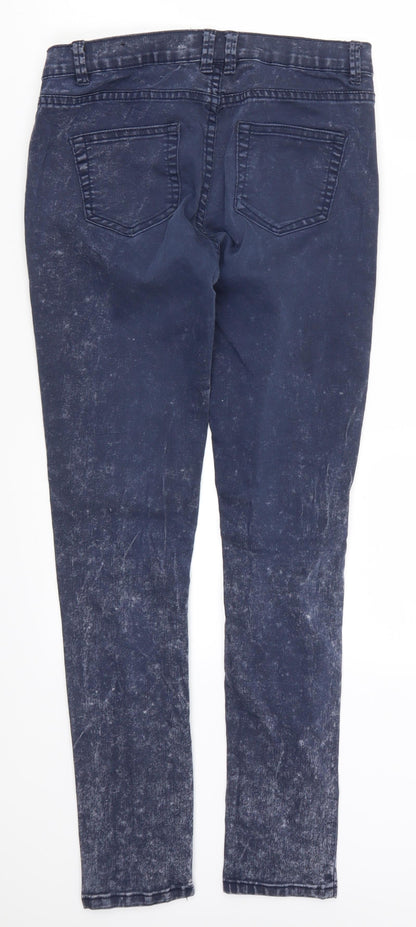 H4Dee Womens Blue  Denim Skinny Jeans Size 8 L28 in
