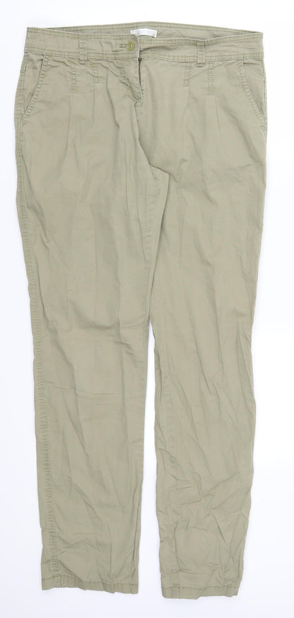 Womens UK Size 34 in Promod Regular Fit  Beige Trousers