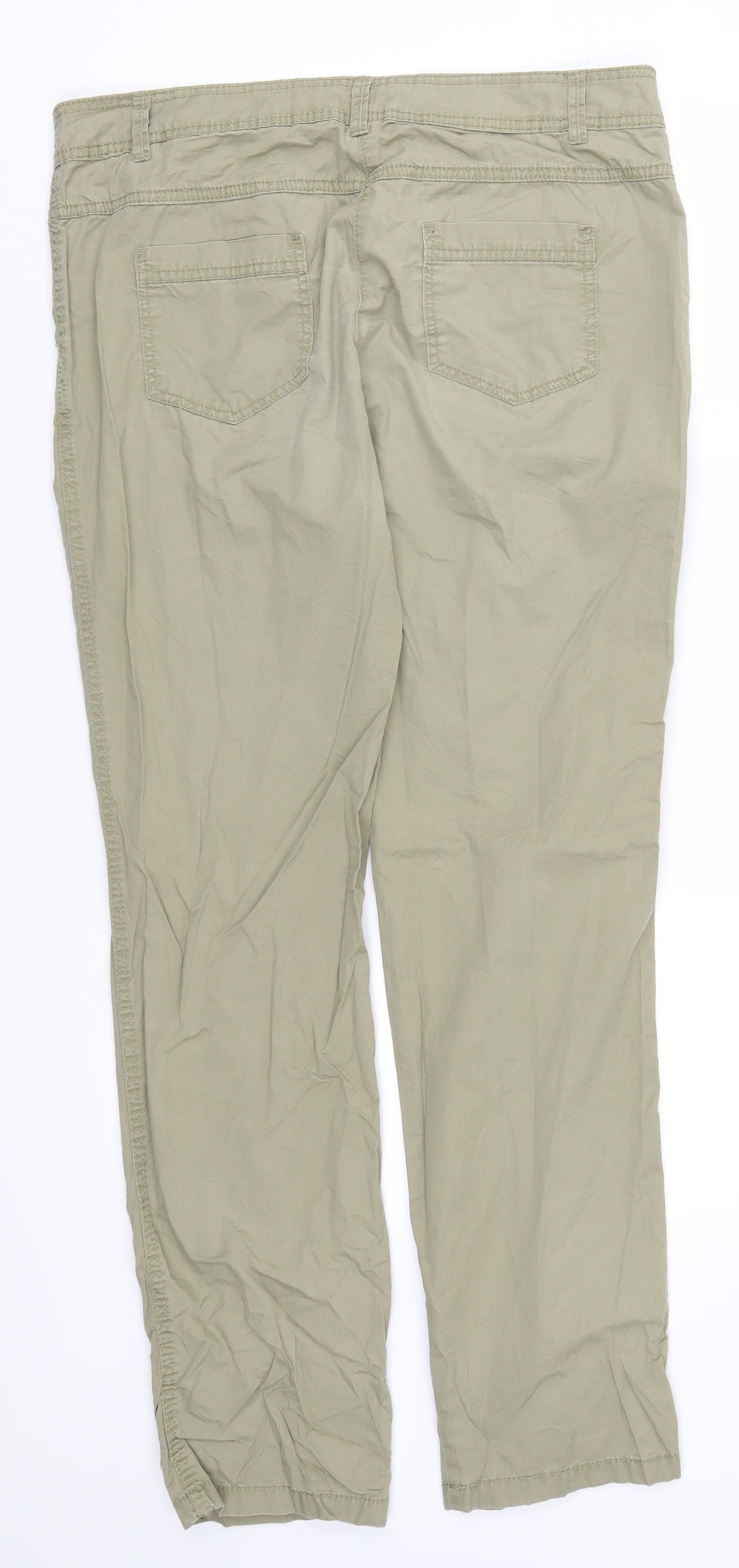 Womens UK Size 34 in Promod Regular Fit  Beige Trousers