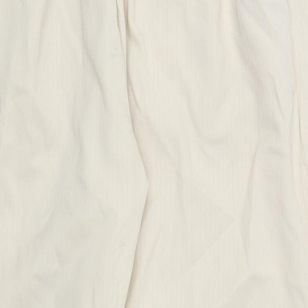 Womens UK Size 32 in Preworn Regular Fit  Beige Trousers
