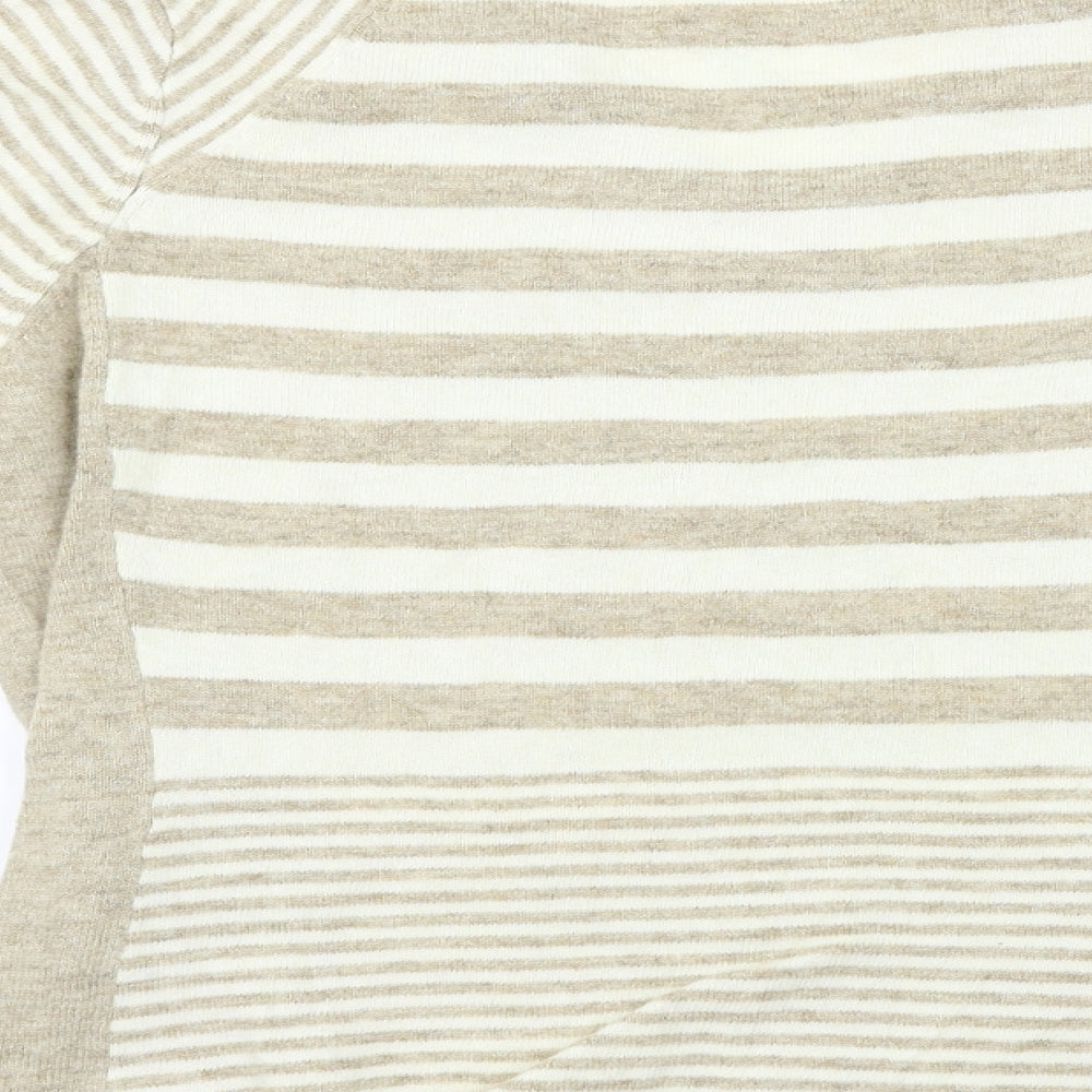 Country Casuals  Womens Beige Striped  Pullover Jumper Size S