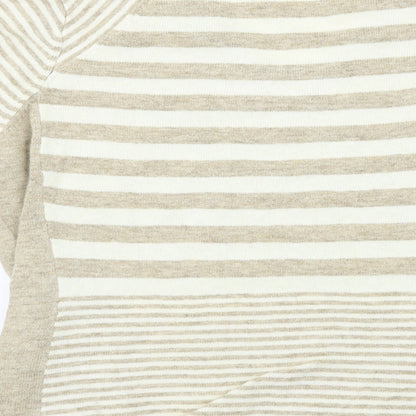 Country Casuals  Womens Beige Striped  Pullover Jumper Size S