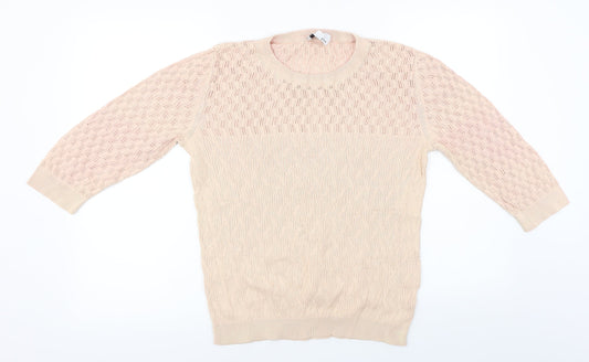 Peter Hahn  Womens Pink   Pullover Jumper Size 14