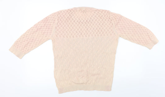 Peter Hahn  Womens Pink   Pullover Jumper Size 14