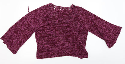 Sydney Easton  Womens Purple   Cardigan Jumper Size XL