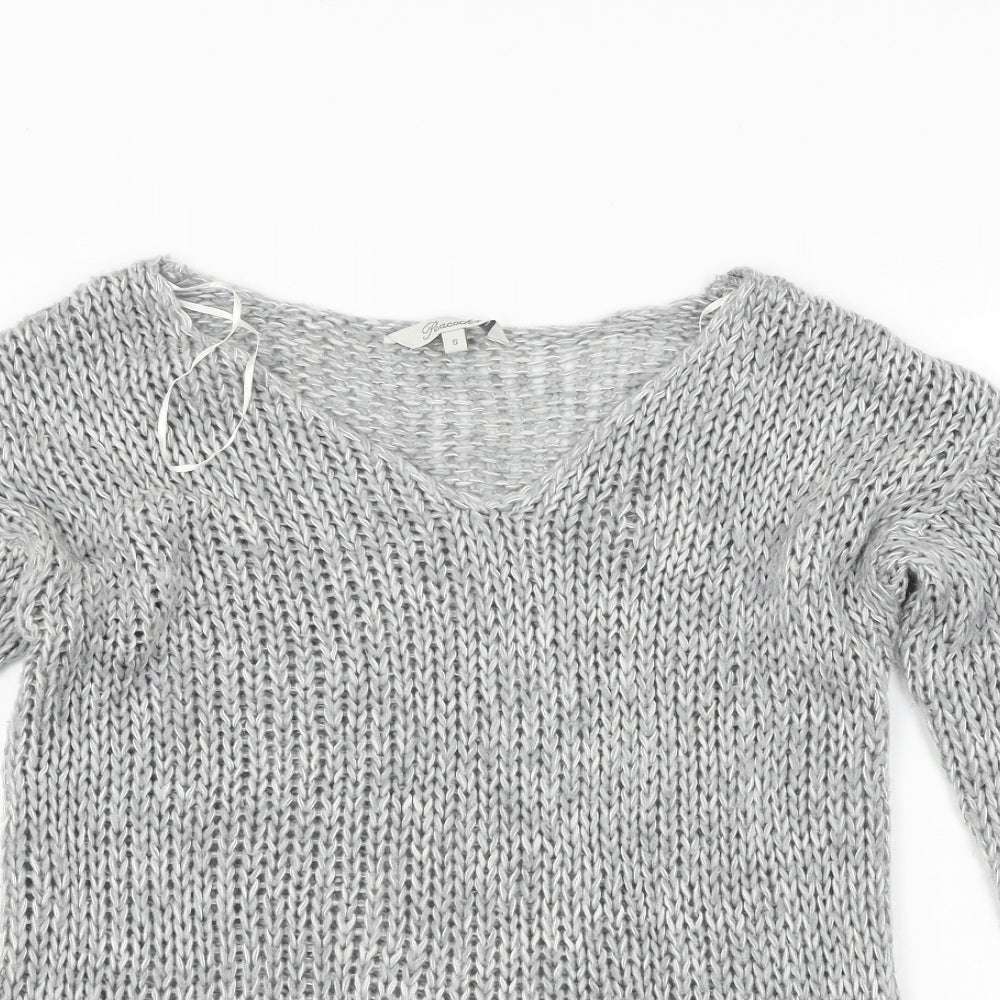 Peacocks  Womens Grey   Pullover Jumper Size S