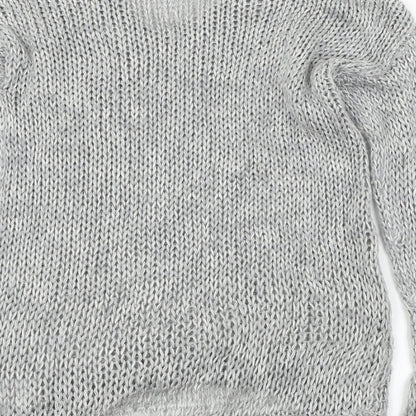 Peacocks  Womens Grey   Pullover Jumper Size S