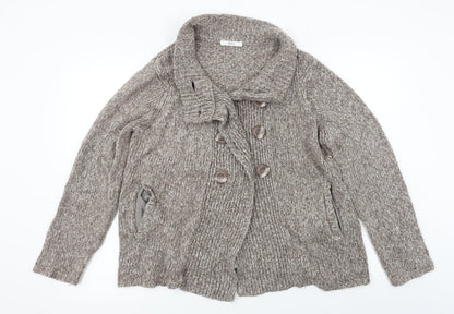 Marks and Spencer  Womens Beige   Cardigan Jumper Size 16