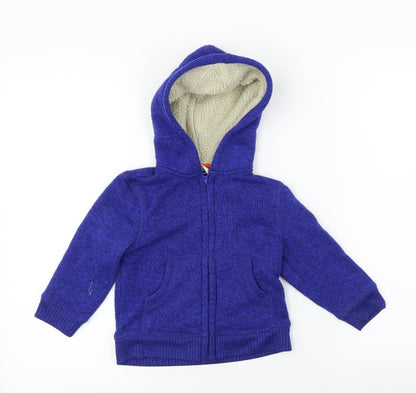 Crazy 8 Girls Blue   Full Zip Hoodie Size 2 Years