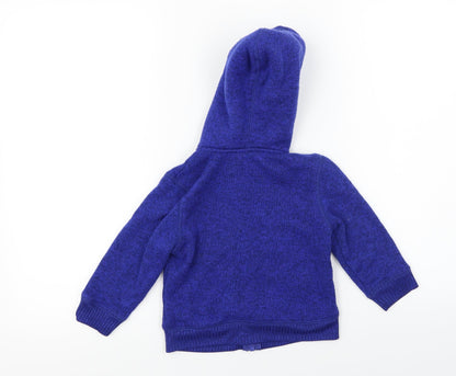 Crazy 8 Girls Blue   Full Zip Hoodie Size 2 Years