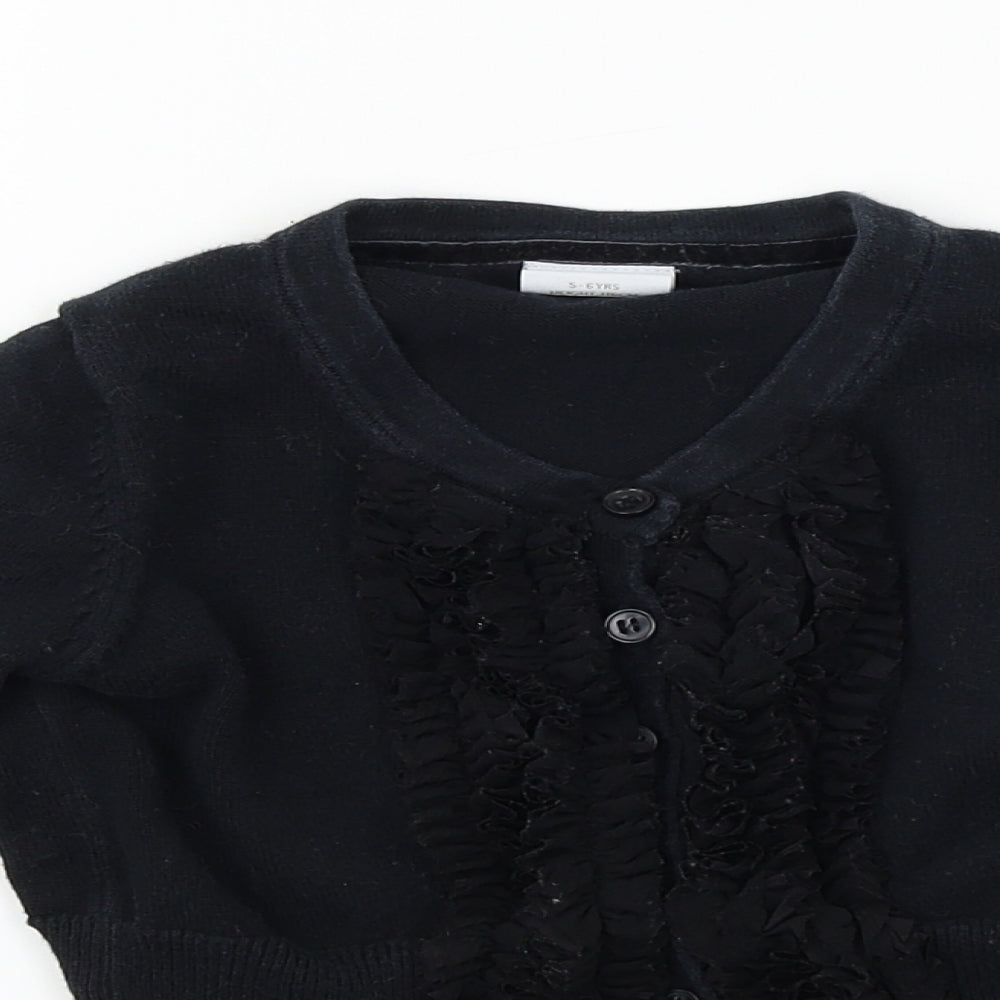 NEXT  Girls Black   Cardigan Jumper Size 5-6 Years