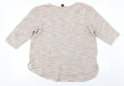 H&M  Womens Red   Pullover Jumper Size M