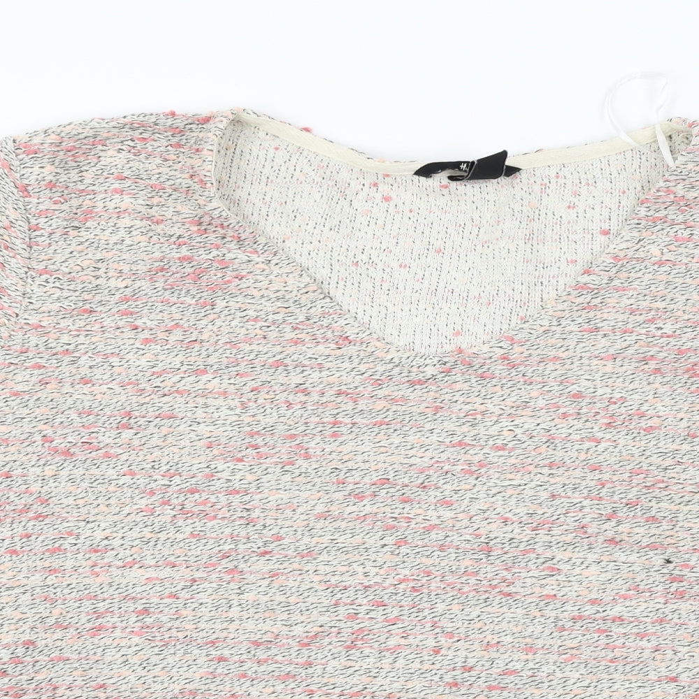 H&M  Womens Red   Pullover Jumper Size M