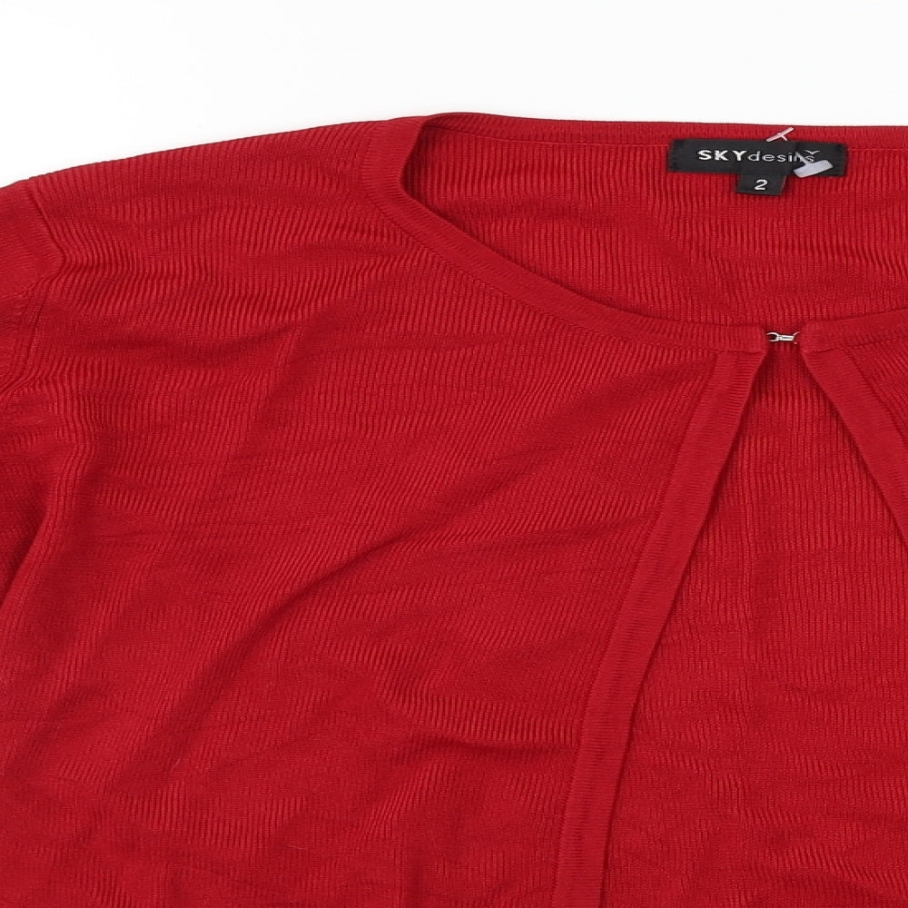 Sky Designs  Womens Red   Cardigan Jumper Size S