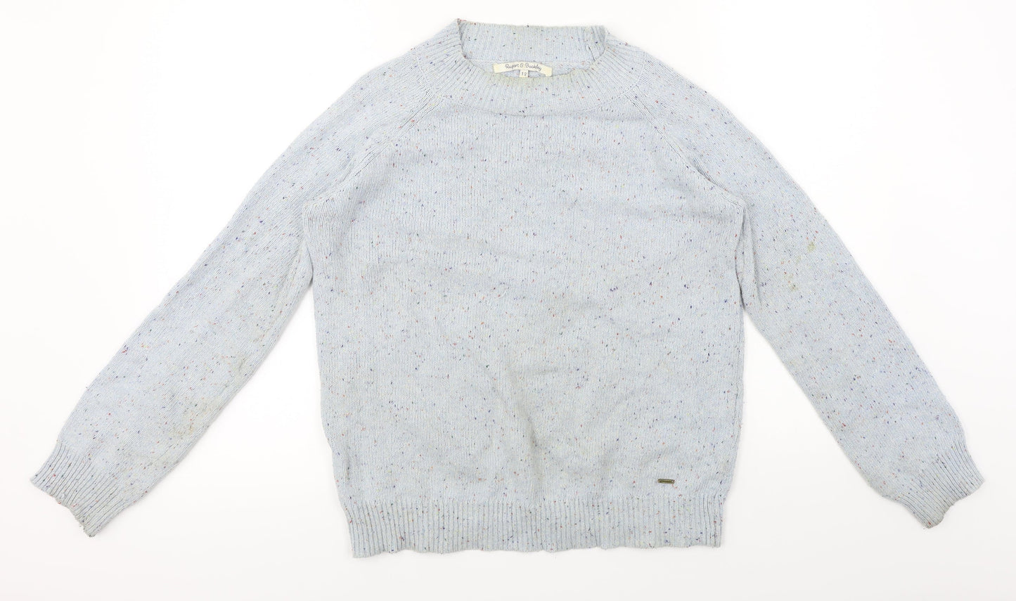 Rupert & Buckley Clothing  Womens Blue   Pullover Jumper Size 12