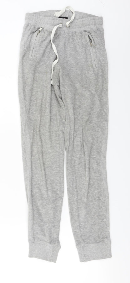 Made with love  Womens Grey   Jogger Trousers Size S L24 in