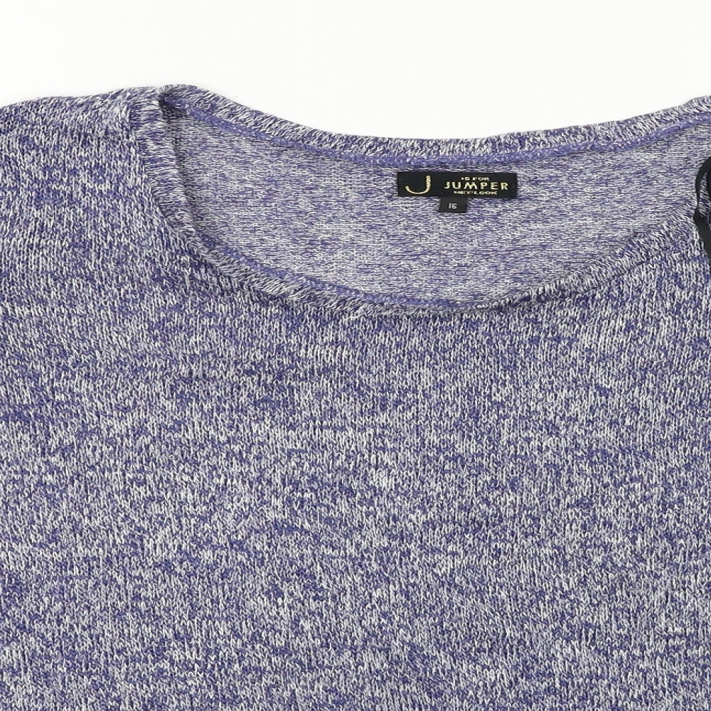New Look Womens Blue   Pullover Jumper Size 16