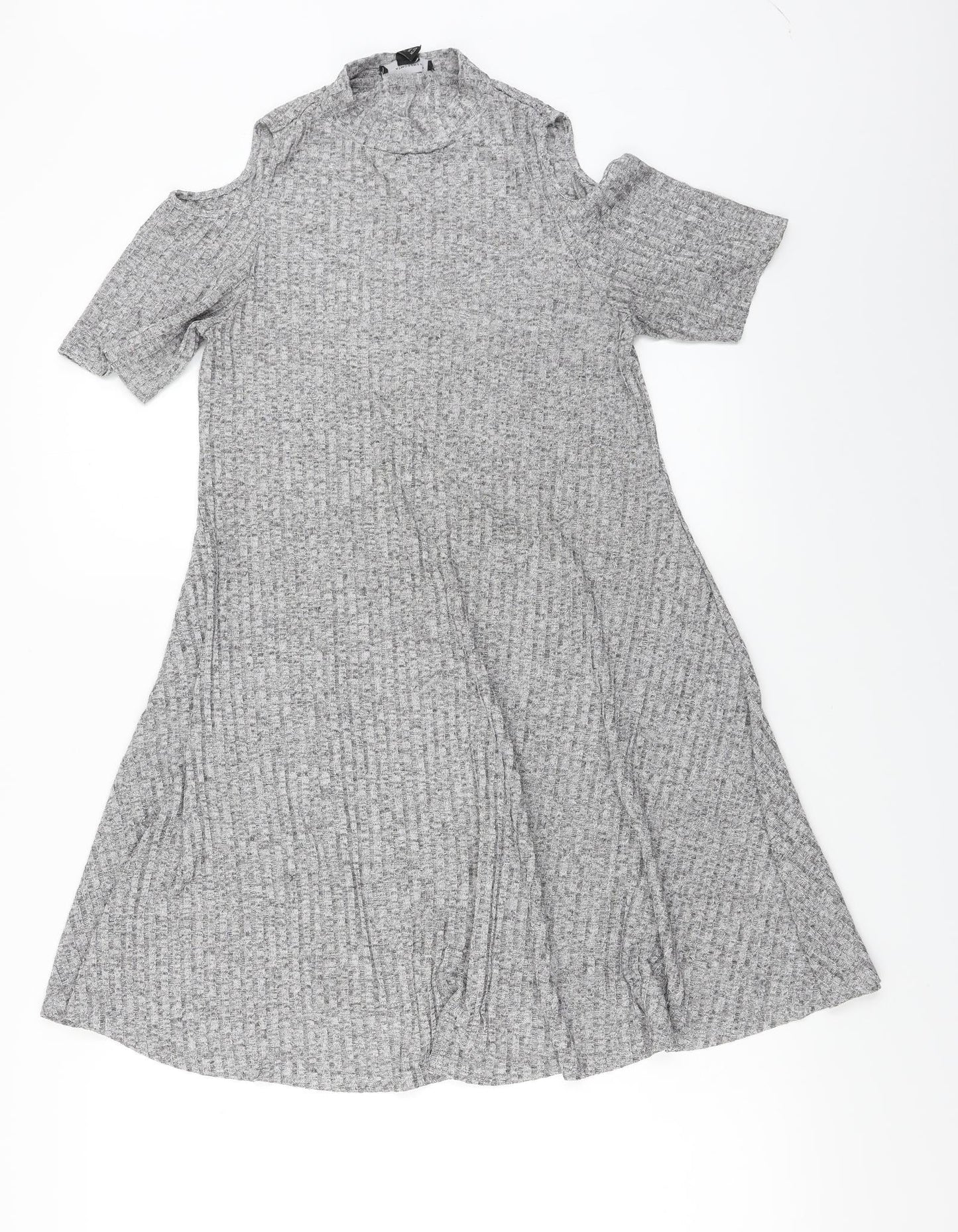 Womens UK Size 10 Atmosphere Grey Basic Blouse
