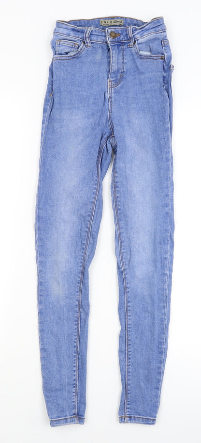 Denim Co Womens Blue   Skinny Jeans Size 8 L26 in