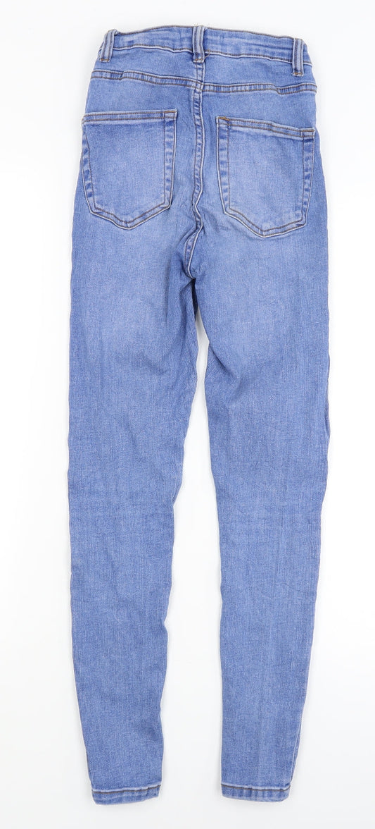 Denim Co Womens Blue   Skinny Jeans Size 8 L26 in