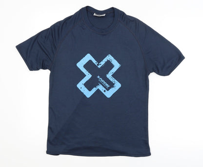 X Runner Mens Blue   Basic T-Shirt Size S