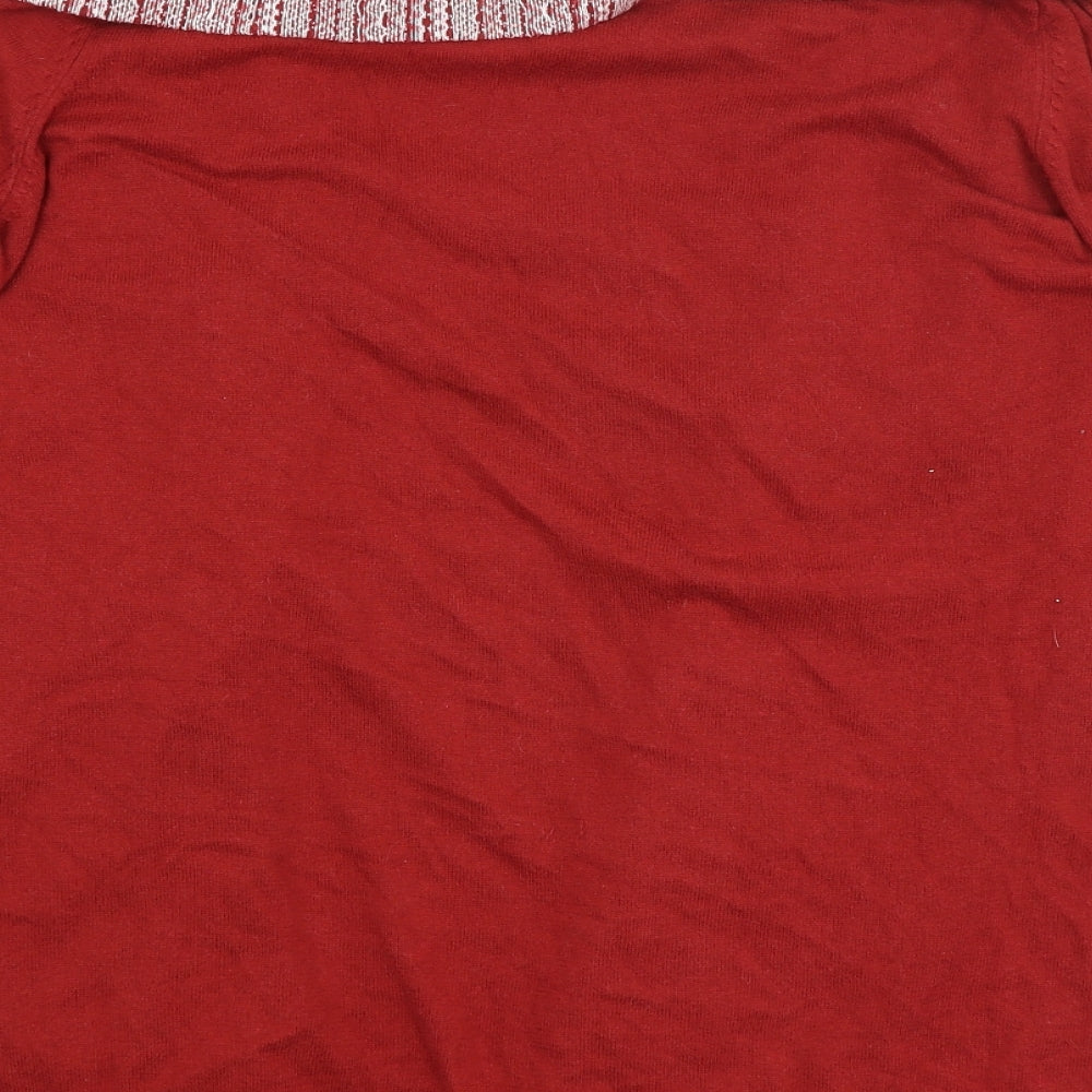 G3000 Womens Red   Cardigan Jumper Size M