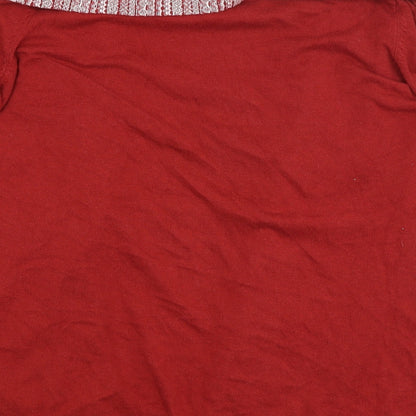 G3000 Womens Red   Cardigan Jumper Size M