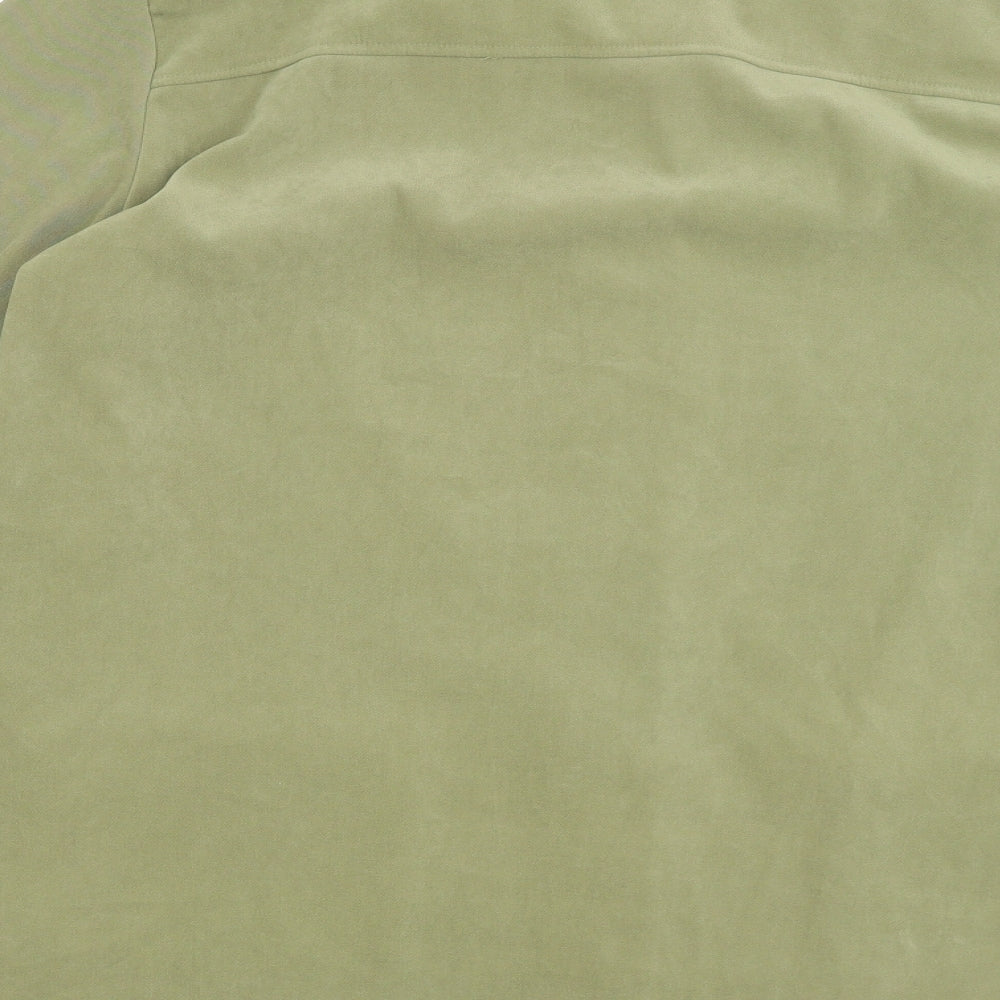Stinna Fashion Womens Green   Overcoat Coat Size 2XL