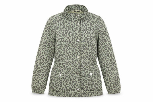 Womens UK Size 8 H&M Green Overcoat