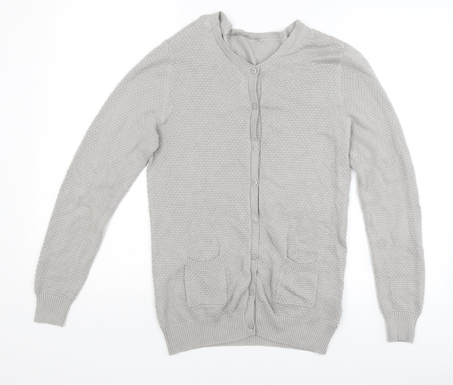 VRS Womens Grey   Cardigan Jumper Size M