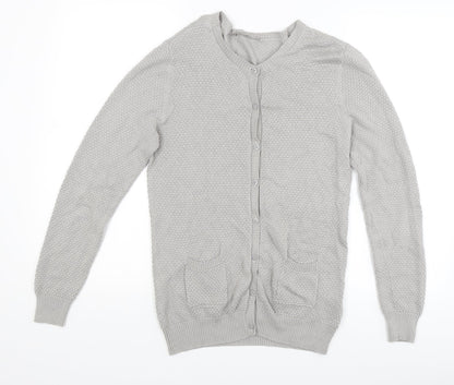 VRS Womens Grey   Cardigan Jumper Size M