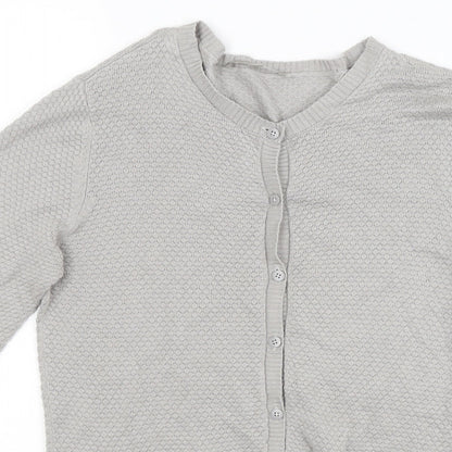 VRS Womens Grey   Cardigan Jumper Size M