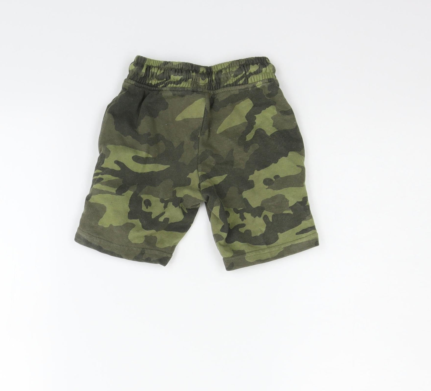 NEXT Boys Green Geometric  Chino Shorts Size 4 Years