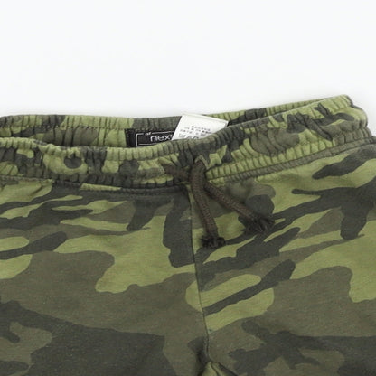 NEXT Boys Green Geometric  Chino Shorts Size 4 Years