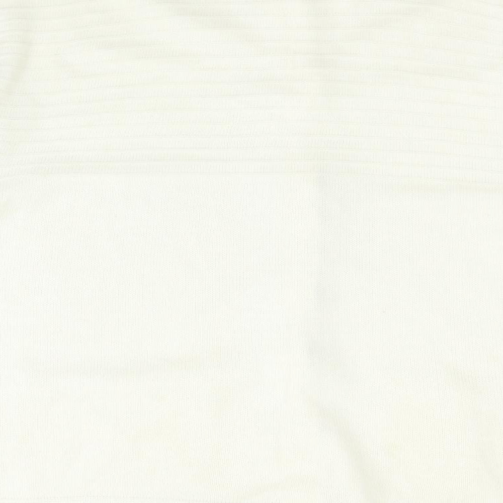 Casper Womens Beige   Cardigan Jumper Size L  - washable mark on arm