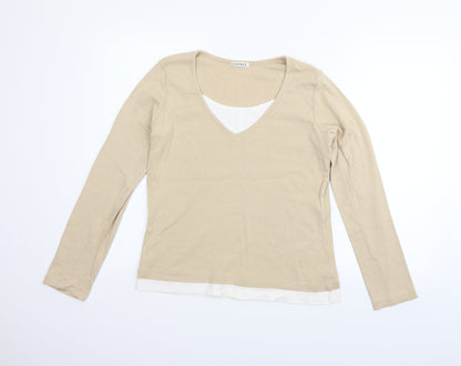 George Womens Beige   Pullover Jumper Size 18  - washable marks on bottom of top